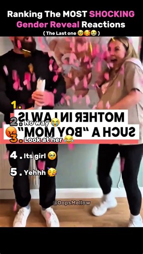 Top 5 MOST SHOCKING Gender Reveal Reactions Ever 😲💙💖 | Unbelievable & Viral Moments | #shorts