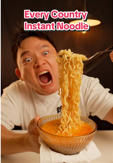 Trying Instant Noodle Soup from Every Country