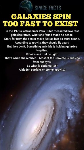 Something Invisible Is Holding Galaxies Together