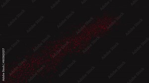 DNA transmission deoxyribonucleic acid rotating. Molecule human helix Science and 3D animation on black background. DNA double helix. Science and health concepts with red color.