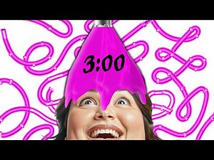 3 Minute Timer (Pink Slime) Stopwatch Countdown! LOOK OUT!