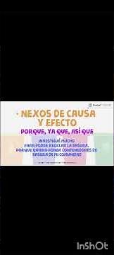 Nexos en los textos argumentativos