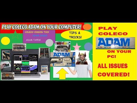 Coleco Vision/Adam Emulator - How to Get! How To Play!