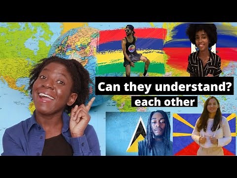 Can these 4 French-based creole speakers understand each other?