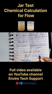 53K views · 844 reactions | Jar Test chemical calculation in ETP...