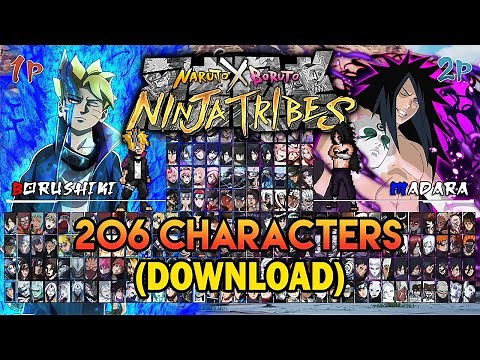 NARUTO X BORUTO NINJA TRIBES MUGEN - 206 Characters (PC & Android) [DOWNLOAD]