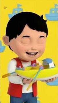 พาย พาย พายเรือของคุณไป เพลงกล่อมเด็ก #cartoon #rowrowrowyourboat #shorts #kids #videos #music