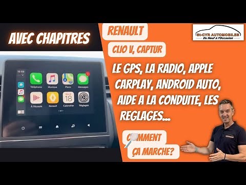 Renault Easy link 7" Guide complet GPS, radio, paramètres essentiels…Clio 5, nouveau Captur...