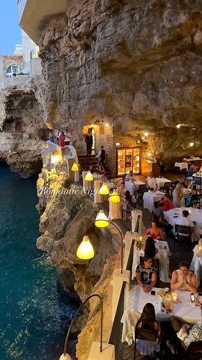 383K views · 1.4K reactions | This restaurant is one of the most unique in the world, nestling inside a natural cave 壟 It is located in Polignano a Mare, in Puglia, Italy, just a few minutes’ drive from Bari and its airports  Polignano a Mare, Puglia, Italy #GrottaPalazzese #restaurant #italy #PolignanoAMare #cave #caverestaurant #visititaly #puglia #interiordesign #architecture #beautifuldestinations #shotoniphone | Butnomatter.theroadislife | Facebook