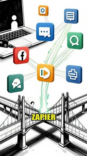 How does Zapier automate workflows between different software applications