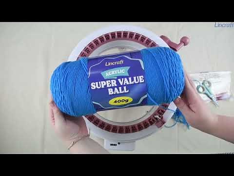 🧶 NEW! Lincraft Knitting Machine – Easy DIY Knitting Tutorial 🧶