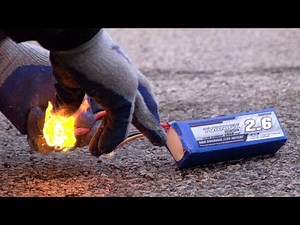 Hoverboard Battery Catching Fire and Exploding into Flames Redirect - click on link to full video 4K
