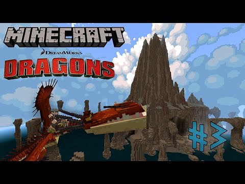 Dragon Island in MINECRAFT! : Minecraft How To Train Your Dragon DLC