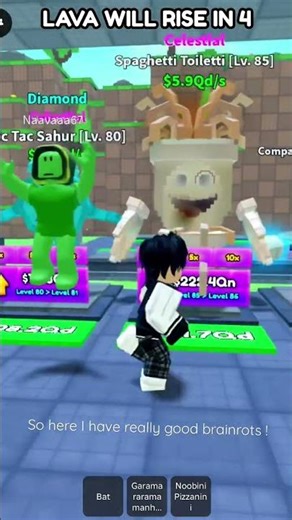 Base tour of survive lava for brainrots #roblox #games #gaming