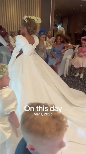 Just married bride and groom