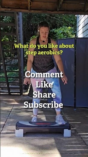 Benefits of step aerobics. What do you like about step aerobics? #short #shorts #fitness #cardio
