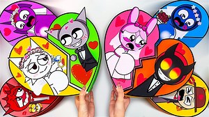 sprunki couple love get married blind box | Yuyu Craft