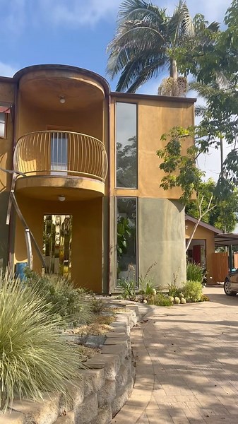 Jeffery Laudenslager on Instagram: "I am very fortunate to live in a small community in Southern California called Encinitas. I had the immense pleasure of designing and building this house that I live in and love. It’s a wonderful place to install some of my sculptures."