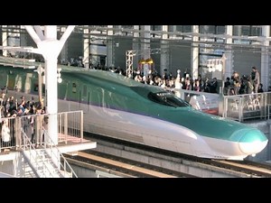 北海道新幹線開業 一番列車が新函館北斗駅を出発