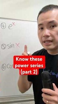Remember the power series for e^x, sin(x), & cos(x), calculus 2