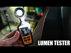 How to test Lumens with this light Meter