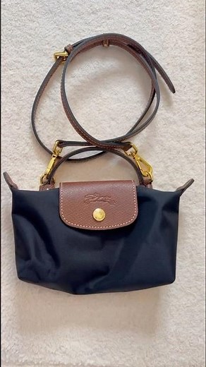 Adding a Strap to a Longchamp Pouch with Handle. #longchamp