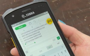 斑马 zebra TC21新建office扫描带回车