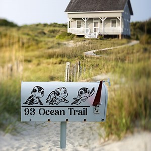 Sea Turtle Mailbox Decal/coastal Mailbox Decal/turtle Mailbox Sticker/sea Turtle Lover Gift/custom Personalized Address Decal - Etsy Canada
