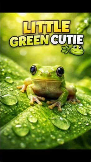 Cutest tiny frog ever 🐸💚 #BabyFrog