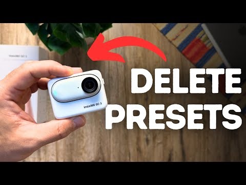 How to Delete Presets on Insta360 Go3 Camera?