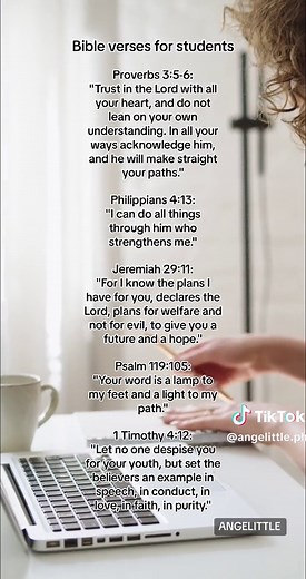 Inspirational Bible Verses for Students' Strength