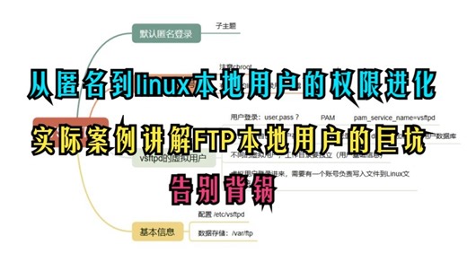 176-linux-vsftpd使用Linux系统的本地用户登录-上传下载