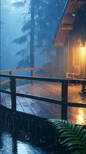 Heavy Rain Sounds for Deep Sleep • Cozy Night Rain Ambience • Relaxing Rain Noise