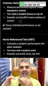 CRT vs NRT | Criterion-Referenced Test vs Norm-Referenced Test