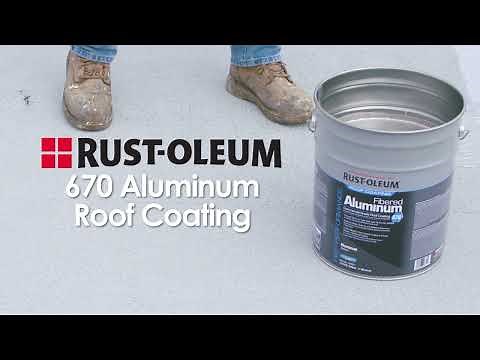 About Rust-Oleum 670 Fibered Aluminum Roof Coating