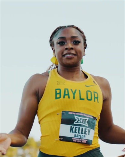 Baylor Track & Field: Tiriah Kelley takes 2nd in the 100m, Oyibu finishes 7th!