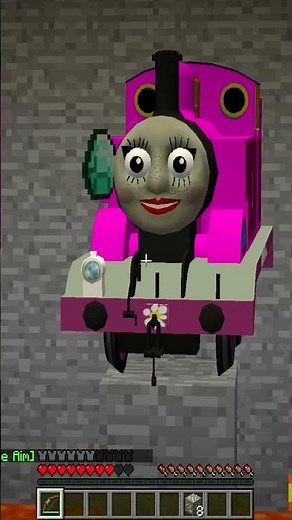 Minecraft Saving Thomas Girl Vs Diamond Win? #short