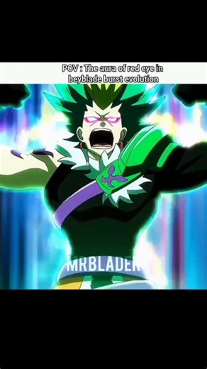 POV : The aura of red eye in beyblade burst evolution#beyblade #edit