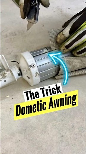 Replacing Dometic Awning Fabric