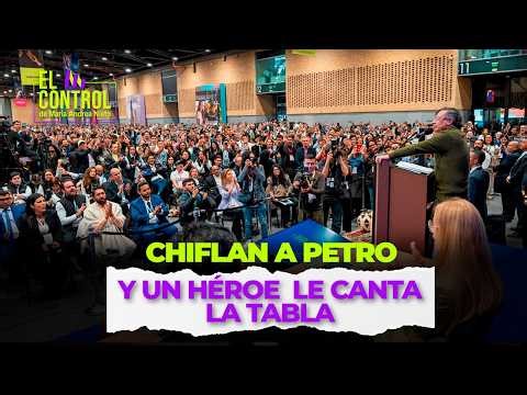Empresarios chiflan a Petro y un héroe le canta la tabla | #ElControl