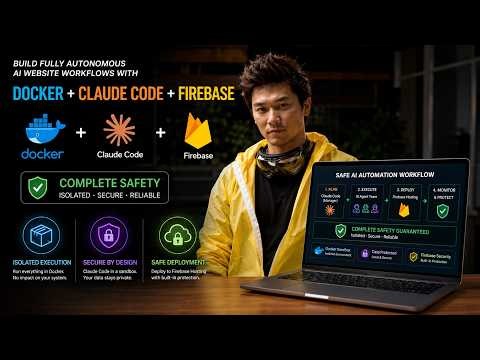 Docker + Claude Code + Firebase: Build Fully Autonomous AI Website Workflows with Complete Safety