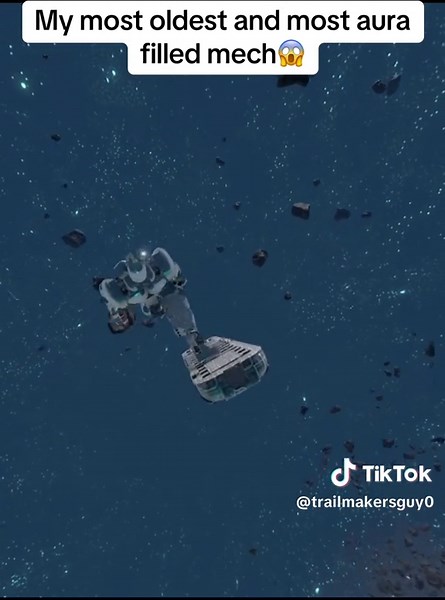 Aura-Filled Mech Showcase in Trailmakers