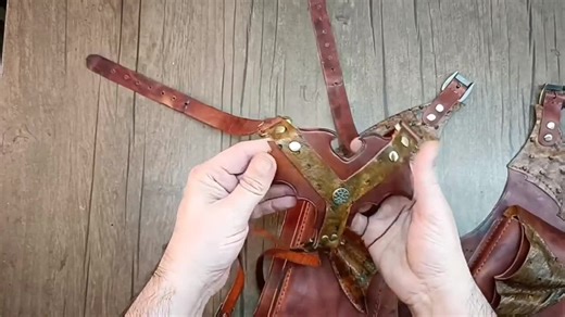 Leather Dragon Holster Bag Pdf Pattern / Leather Pdf Pattern / Crafting Shoulder Holster Bag - Etsy