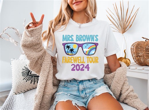 Personalized Retirement Tee, Fun Retirement Shirt for Teachers, Custom Retirement Shirt, New Retired Gift, Teacher Retirement Tee - Etsy