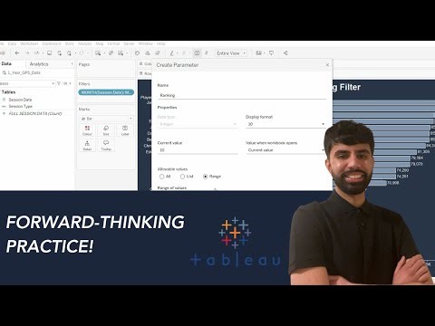 How to Create a Dynamic Ranking Filter Using Parameters in Tableau