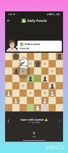 ♟️ Chess.com Daily Puzzle | 17 July 2026 🧩 | Step-by-Step Solution#shorts #trending #daily