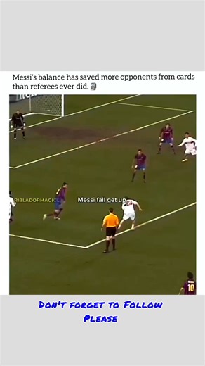 Abdussamad Sulaiman Muhammad on Instagram: "Messi's balance has saved more opponents from red cards ♦️ #football #barcelona #messi #soccer Follow Abdussamad Sulaiman Muhammad"