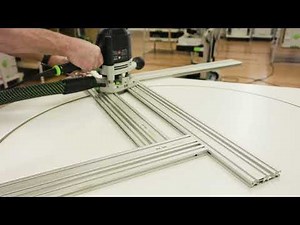 Circle cutting with MFS Multifunction System Routing Template