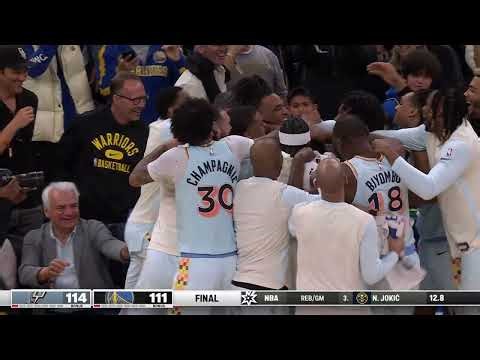 Harrison Barnes' Wild 3PT Shot To Win It! #TissotBuzzerBeater