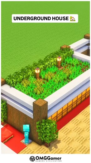 OMGGamer on Instagram: "🌙 Deep Minecraft Underground House With Clean Minimalist Layout 💎 Build a stunning underground home featuring carved hallways, soft ambient lights, and polished block palettes that create a beautiful, peaceful environment below the surface. 🏗️✨ Add storage rooms, farms, glass accents, and greenery to make the space feel alive while staying simple and beginner-friendly. Ideal for players who enjoy hidden, modern-style bases. #UndergroundBuild #MinecraftDesign #Aesthetic